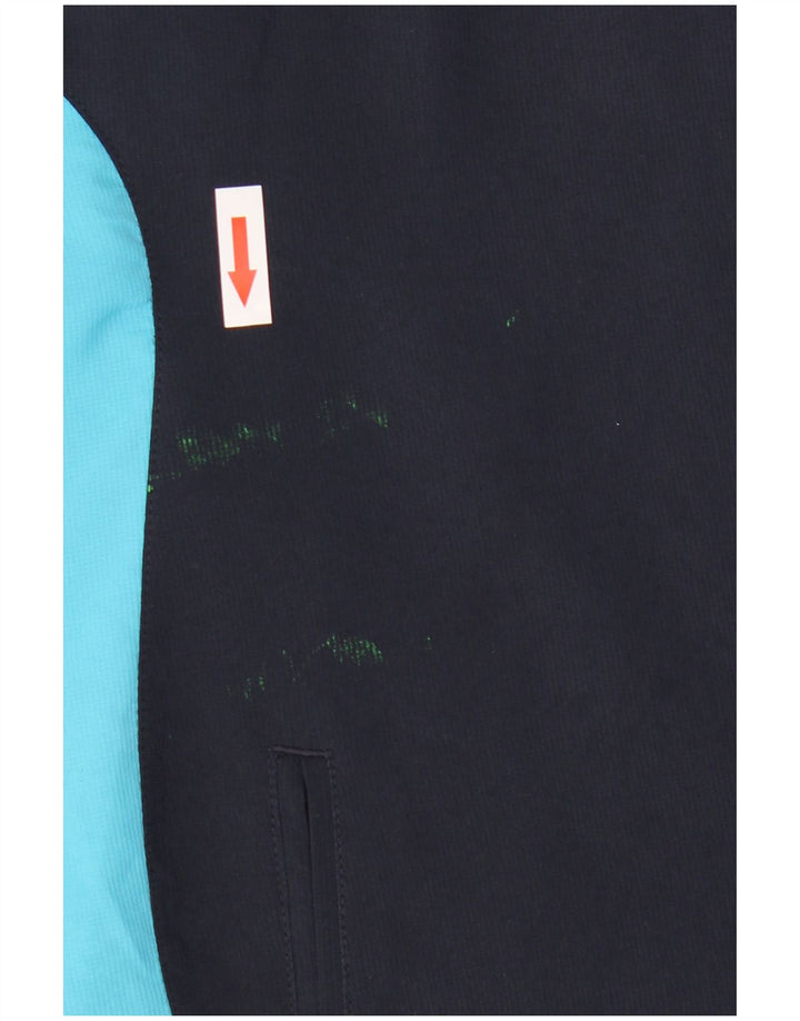 Adidas Mens Climalite Tracksuit Top Jacket Large Navy Blue Colourblock