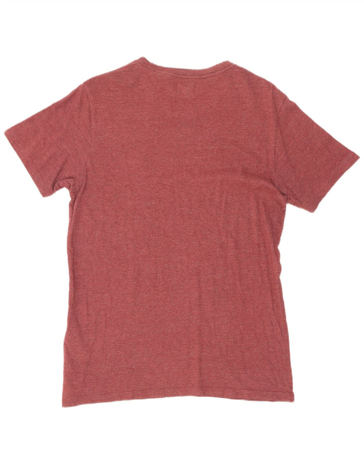 Levi's Mens T-Shirt Top Medium Maroon Cotton