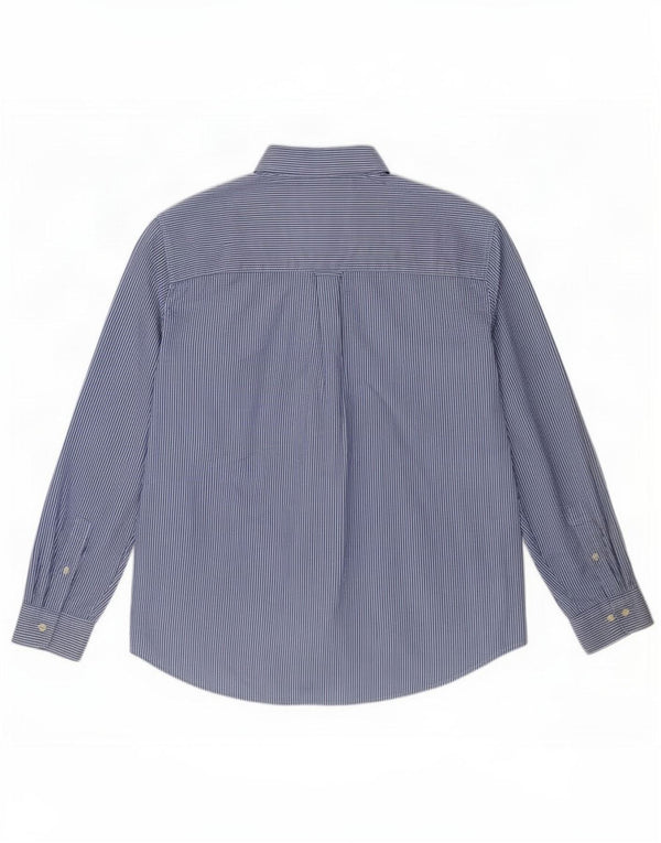 Chaps Ανδρικό πουκάμισο Easy Care 2XL Μπλε βαμβακερό ρίγες