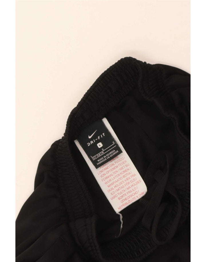 Pantaloni della tuta da ragazzo Nike 12-13 anni Large Nero Colourblock Poliestere