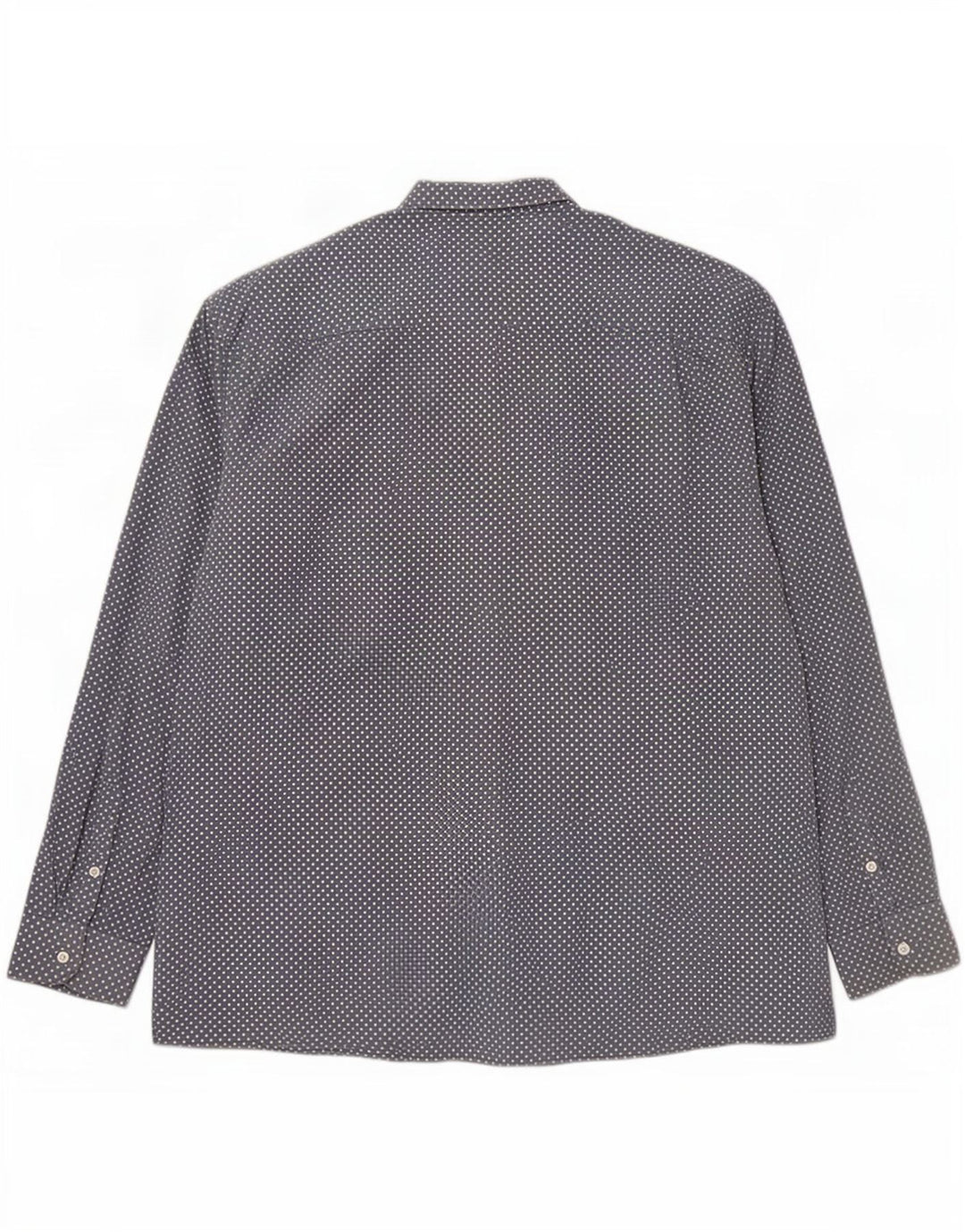 Camicia da uomo Pinguino 3XL cotone a pois blu