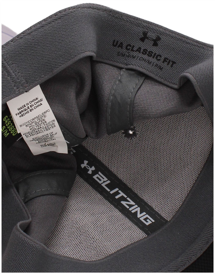 Under Armour Mens Baseball Cap Small/Medium Grey Polyester