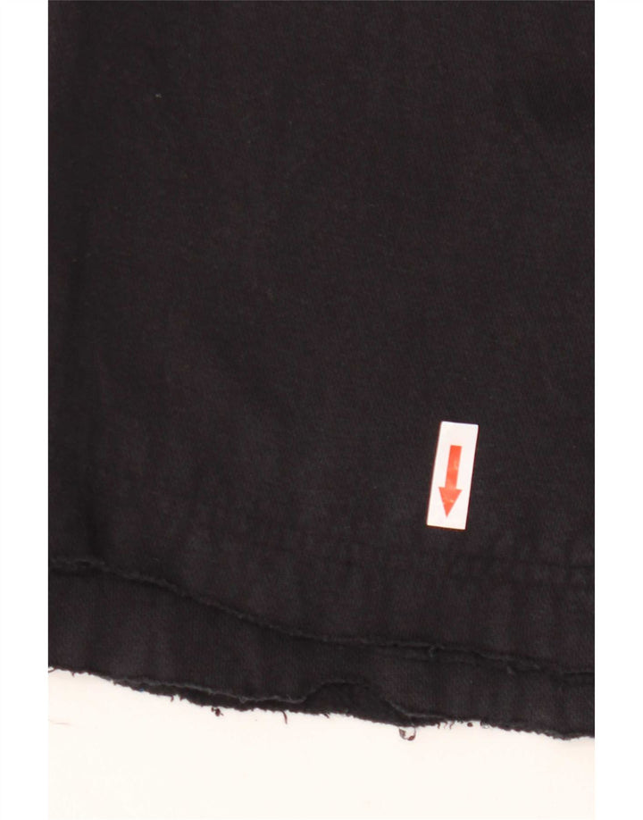 Nike Mens Graphic Tracksuit Trousers Large Black Cotton