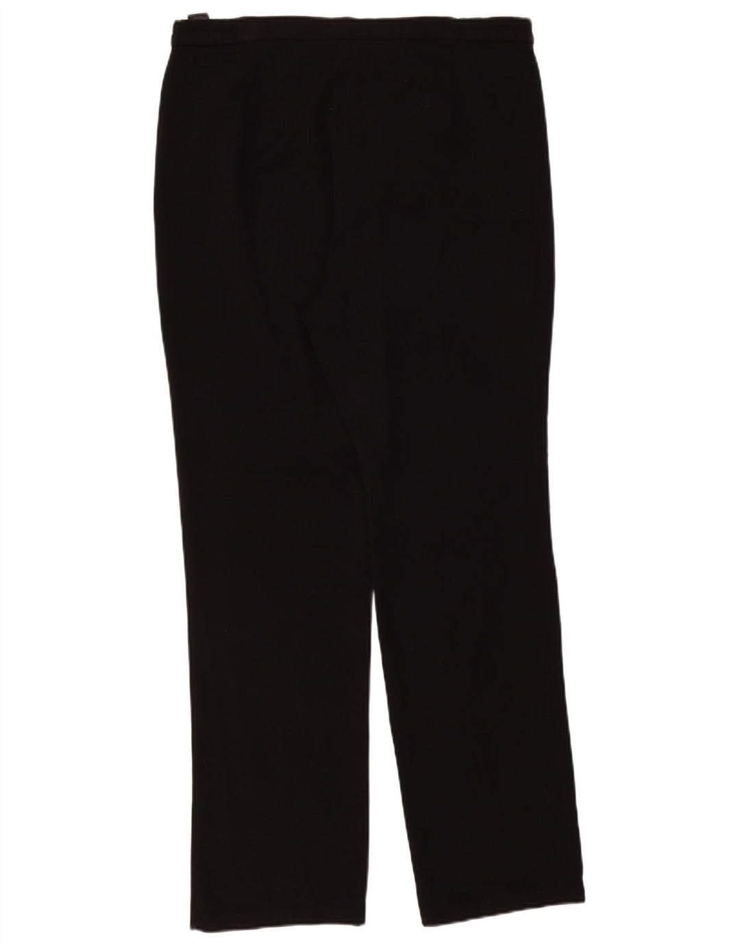Marks & Spencer Womens Casual Trousers UK 14 Large W34 L32 Black Polyester