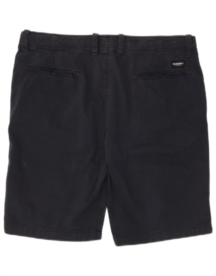 Carrera Mens Chino Shorts W36 Large Black Cotton