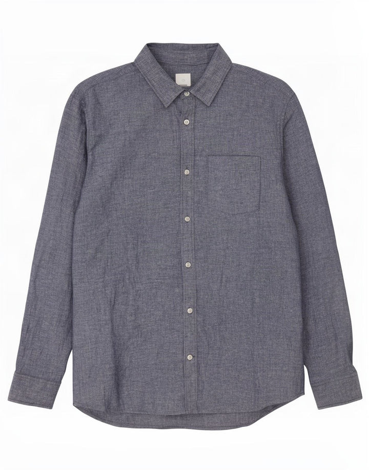Gap Mens Standard Fit Shirt Large Navy Blue