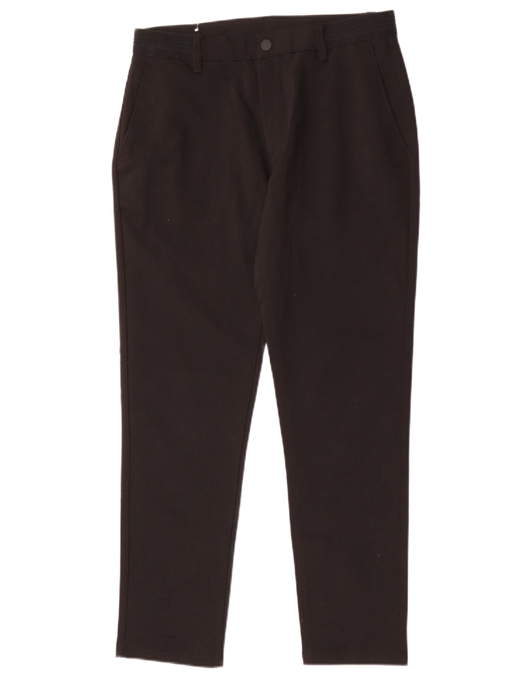 Zara Mens Slim Chino Trousers Medium W31 L29 Black Cotton