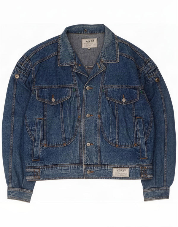 POP 84 Chaqueta vaquera para hombre UK 40 Large Blue