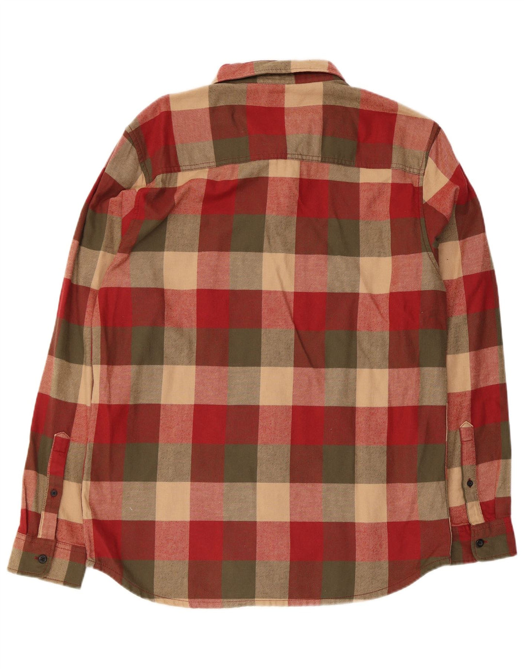 Quiksilver Mens Regular Fit Flannel Shirt Medium Multicoloured Check Cotton