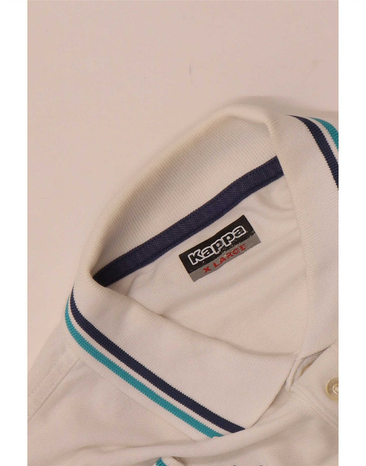 Kappa Polo Homme XL Blanc