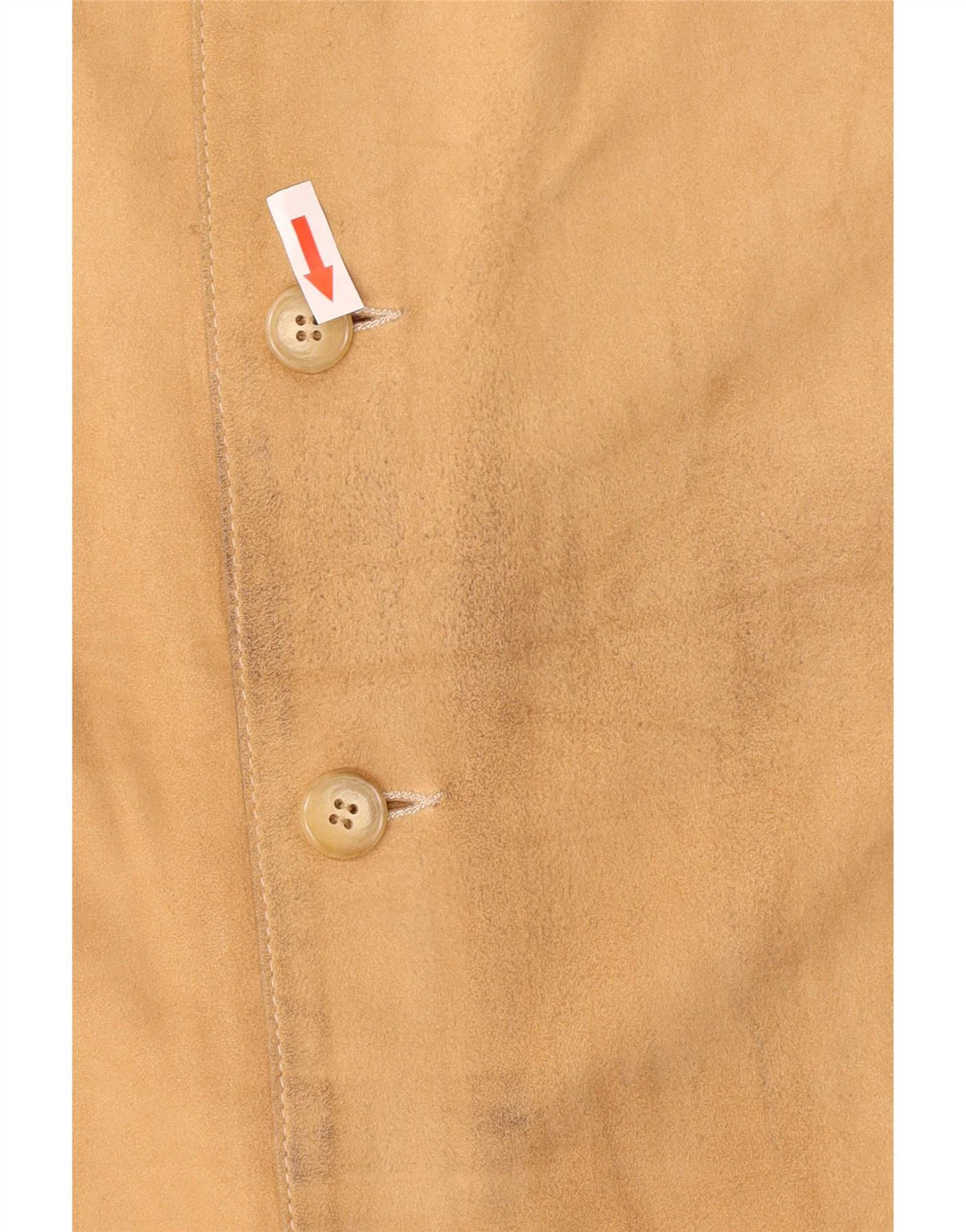 Enrico Mandelli Womens Leather Jacket UK 18 XL Brown Classic
