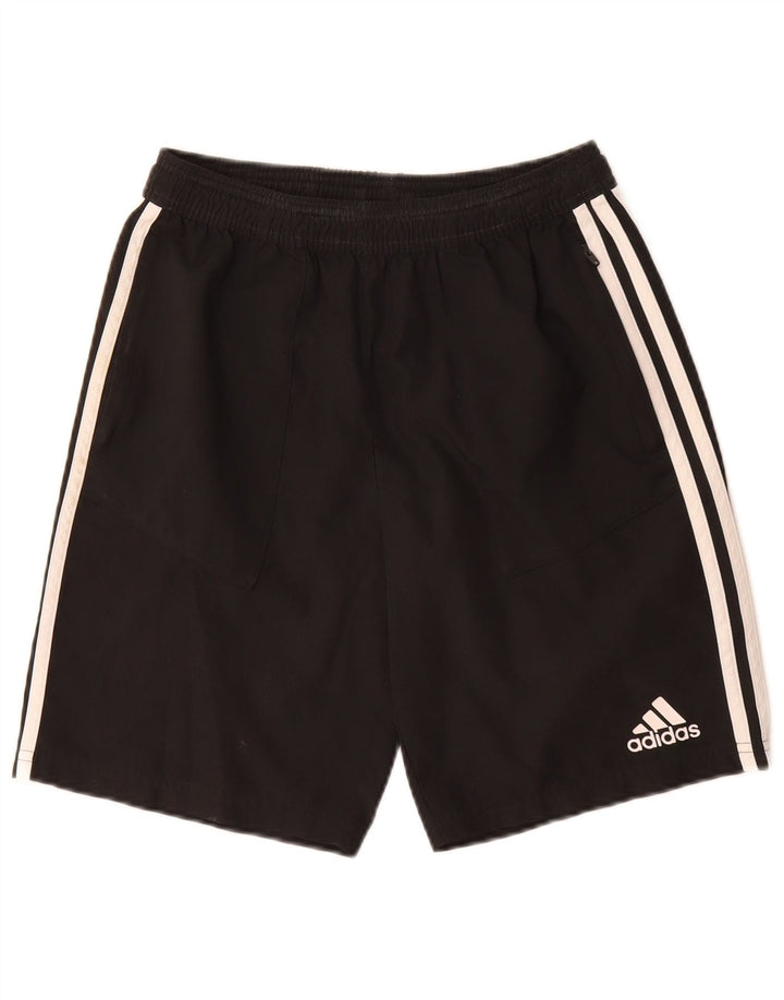 Adidas Boys Climalite Sport Shorts 13-14 Years Black Polyester