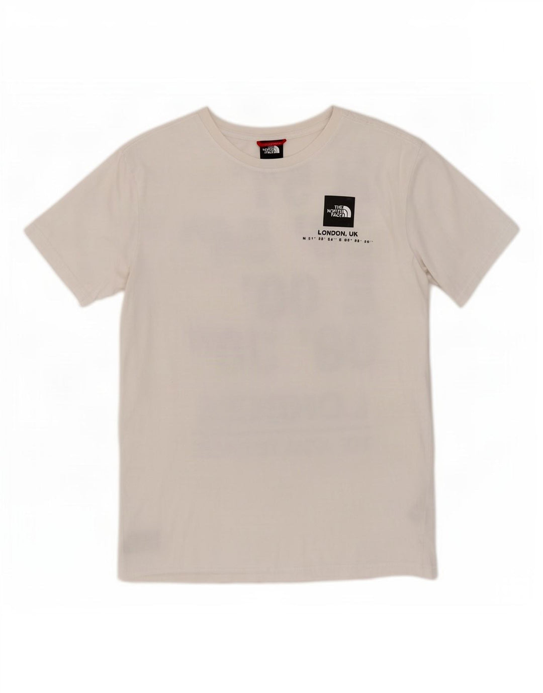 The North Face Herre grafisk T-shirt Top Medium Hvid Bomuld
