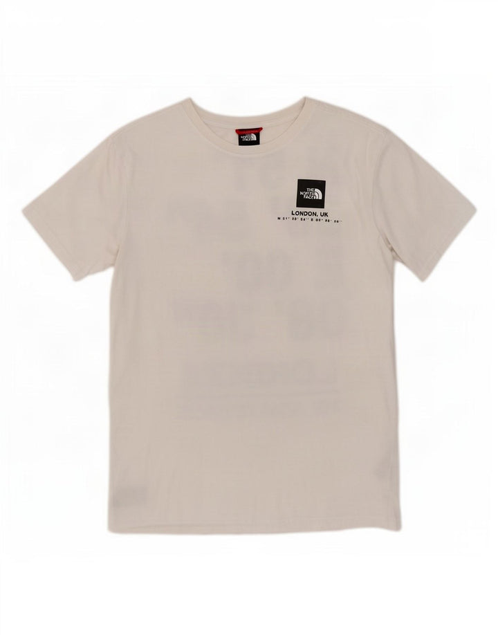 The North Face Herre grafisk T-shirt Top Medium Hvid Bomuld