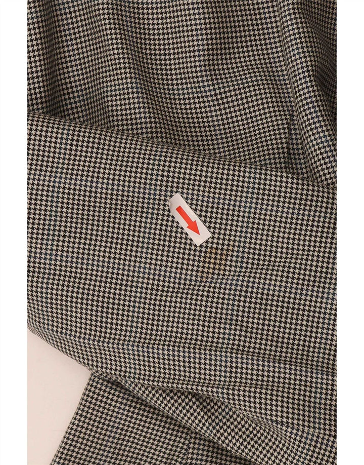Marks & Spencer Chaqueta tipo blazer de 2 botones para hombre UK 40 Medium Black Houndstooth