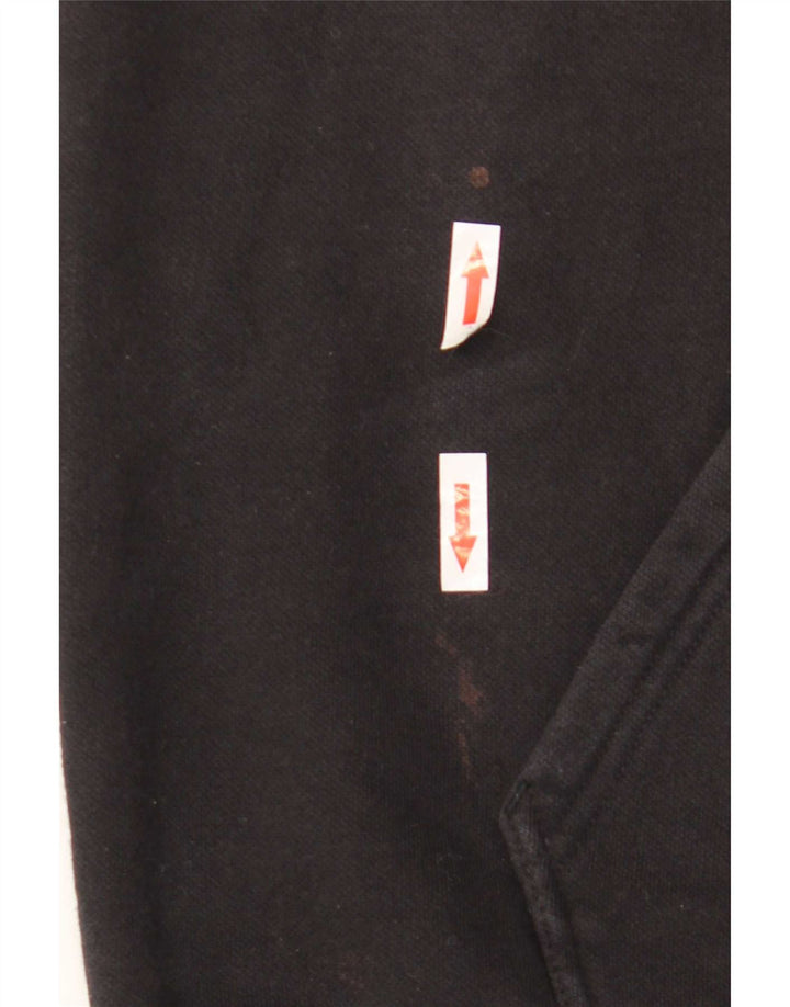 Champion Mens Graphic Hoodie Jumper Large Black
