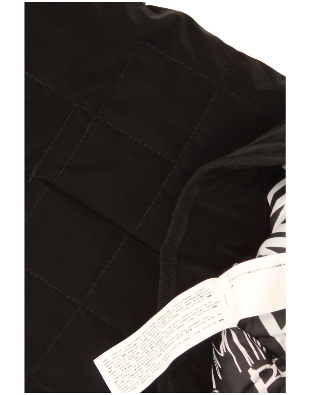 Desigual Womens Quilted Padded Coat UK 18 XL Black Polyester