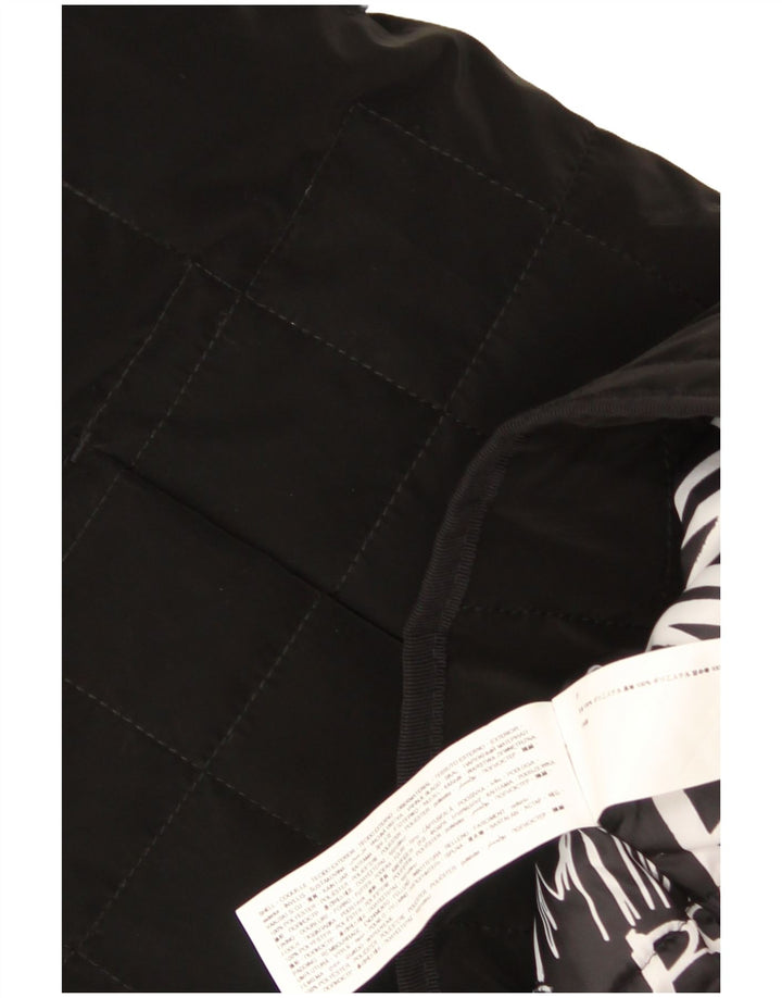 Desigual Womens Quilted Padded Coat UK 18 XL Black Polyester