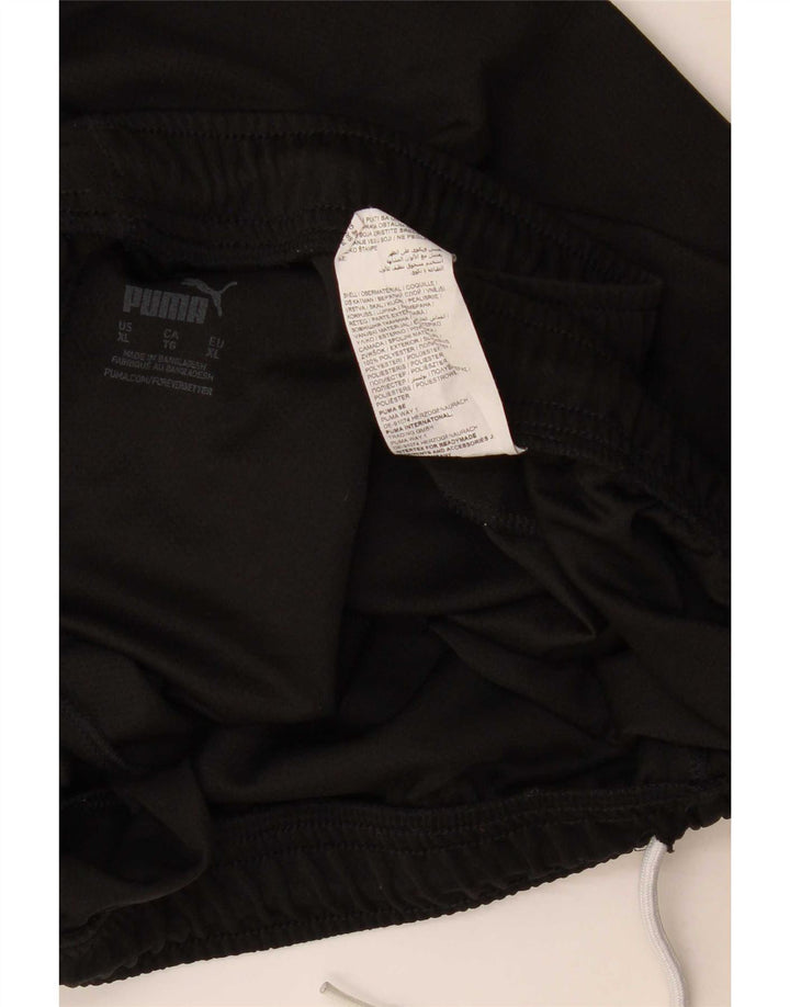 Pantaloncini sportivi da uomo Puma XL neri in poliestere