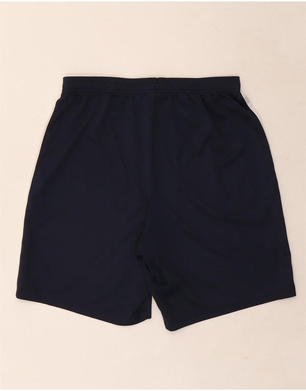 Nike Mens Dri Fit Sport Shorts Large Navy Blue Colourblock Polyester