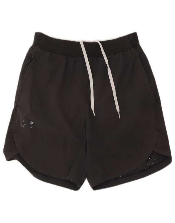 Under Armour Womens Heat Gear Sport Shorts UK 14 Medium Black