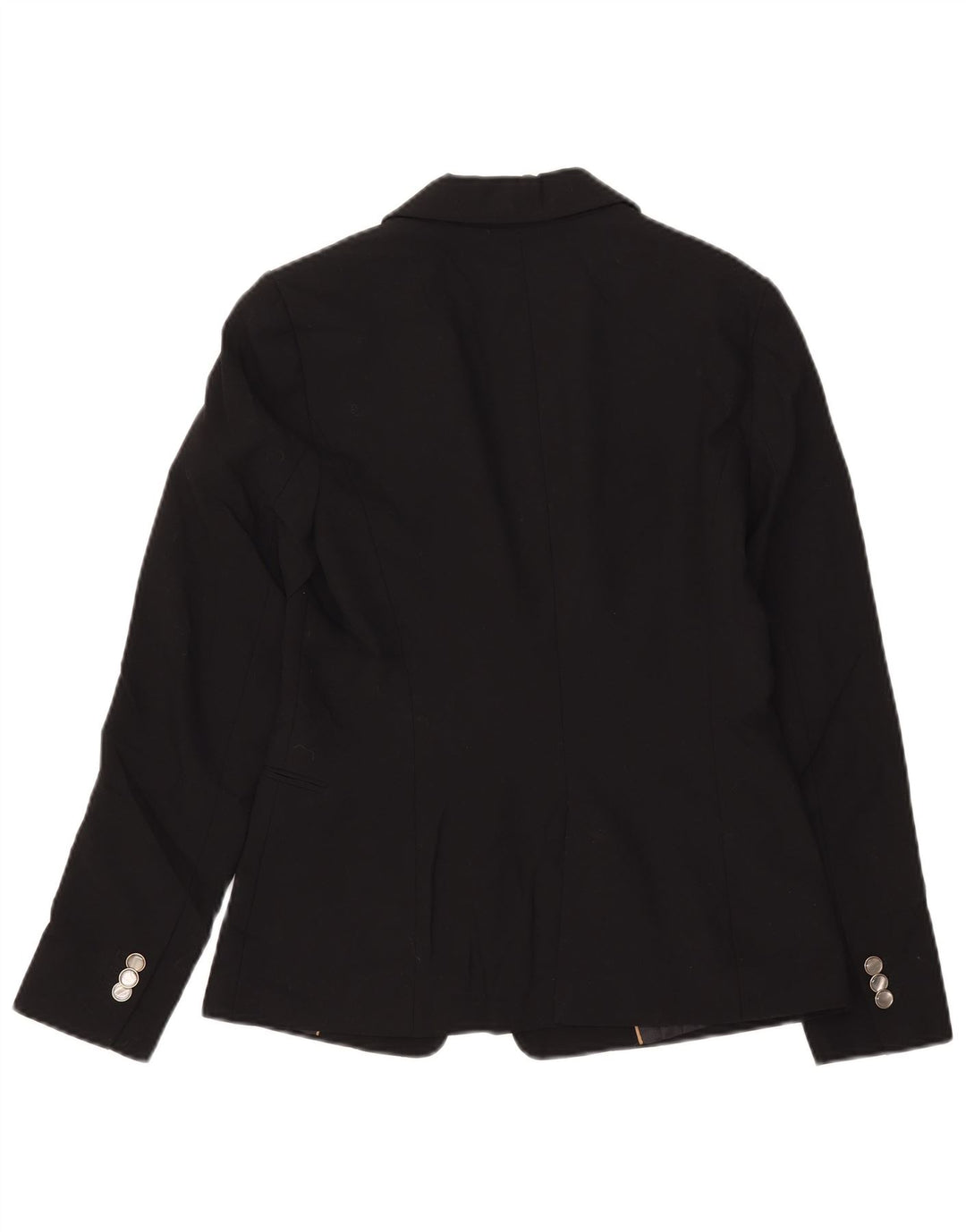 Jaqueta blazer feminina Zara com 1 botão EU 36 XS preto poliéster