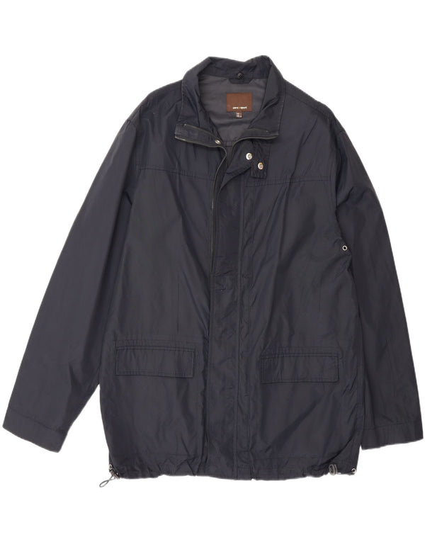 Zara férfi kabát UK 40 nagy sötétkék nylon