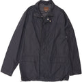 Giacca utility da uomo Zara UK 40 Large in nylon blu navy