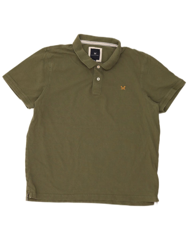 Crew Clothing Polo da uomo 2XL in cotone kaki
