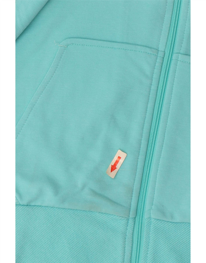 Lotto Womens Tracksuit Top Jacket UK 14 Medium Turquoise
