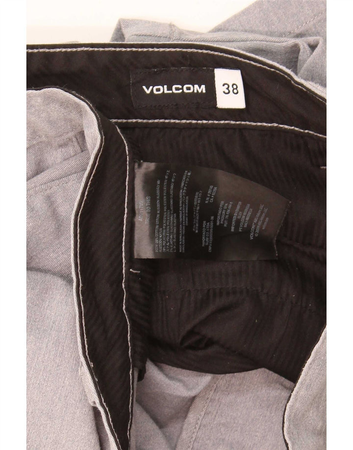 Volcom Herre Chino Shorts W38 XL Grå Bomuld