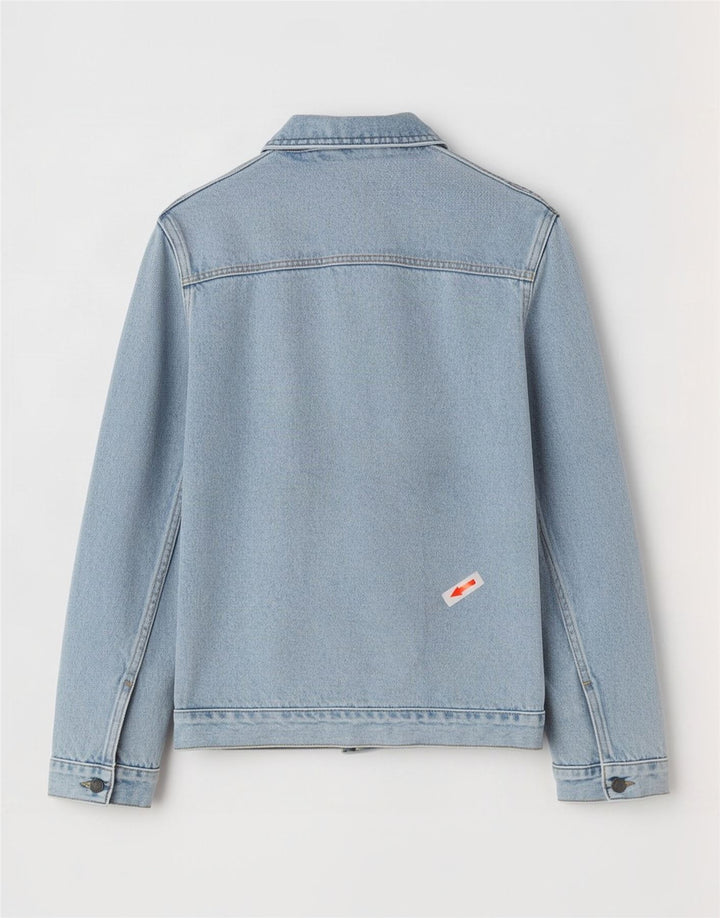 Vintage Womens Denim Jacket UK 14 Medium Blue Cotton