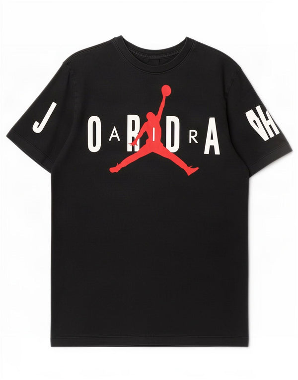 Jordan T-shirt graphique pour homme en coton noir moyen