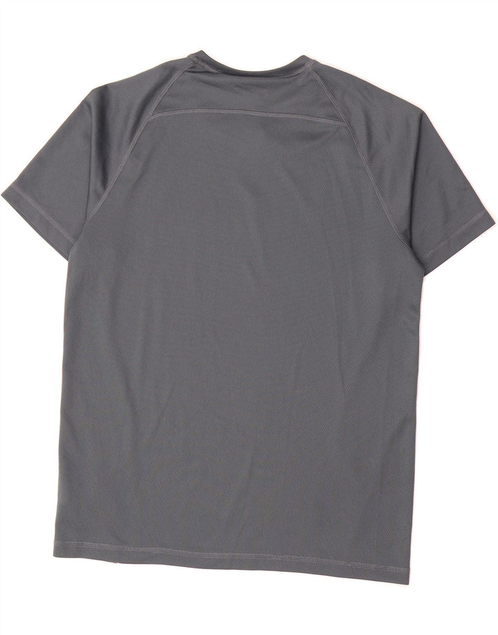 REEBOK Mens Graphic T-Shirt Top Medium Grey Polyester Vintage Reebok and Second-Hand Reebok from Messina Hembry 