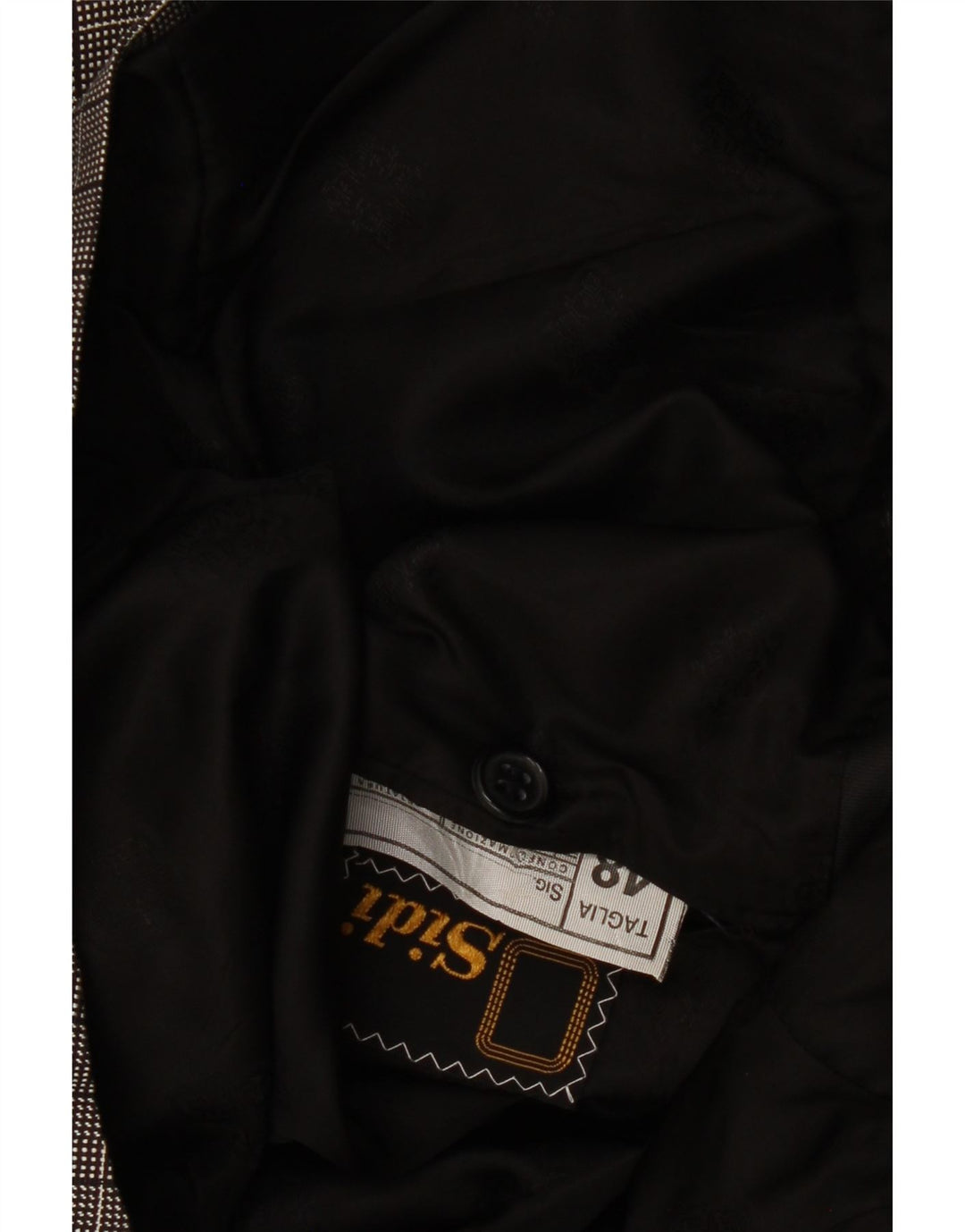 Sidi Dame Dobbeltradet Blazer Jacket IT 48 XL Grå ternet silke