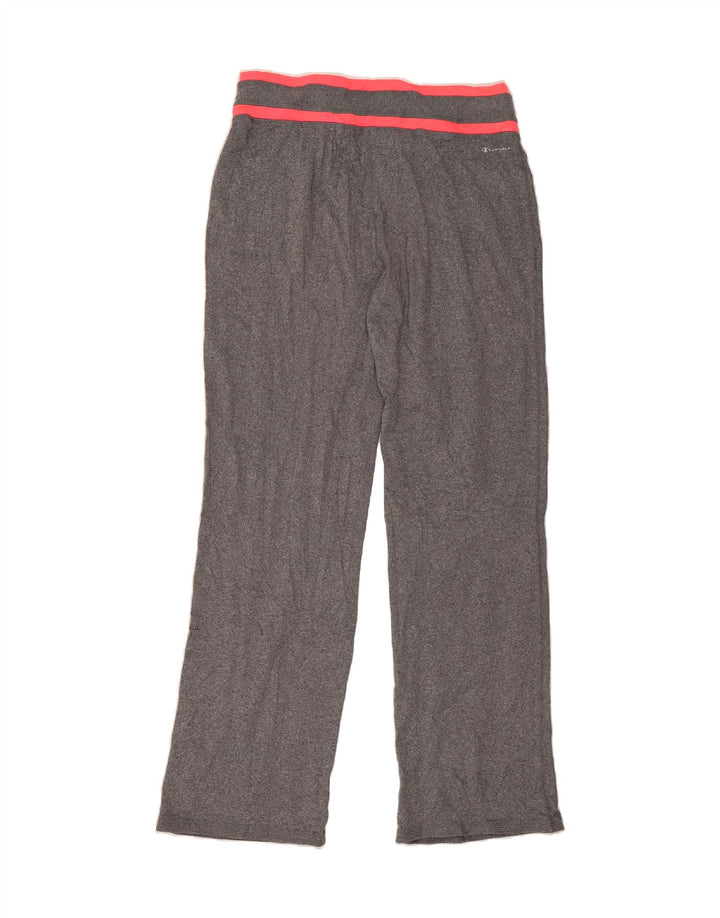 CHAMPION Womens Tracksuit Trousers UK 14 Medium  Grey Polyester Vintage Champion and Second-Hand Champion from Messina Hembry 