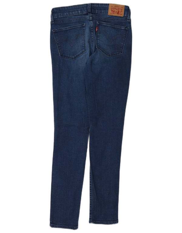 Levi's Womens 711 Skinny Jeans W26 L28 Blue Cotton