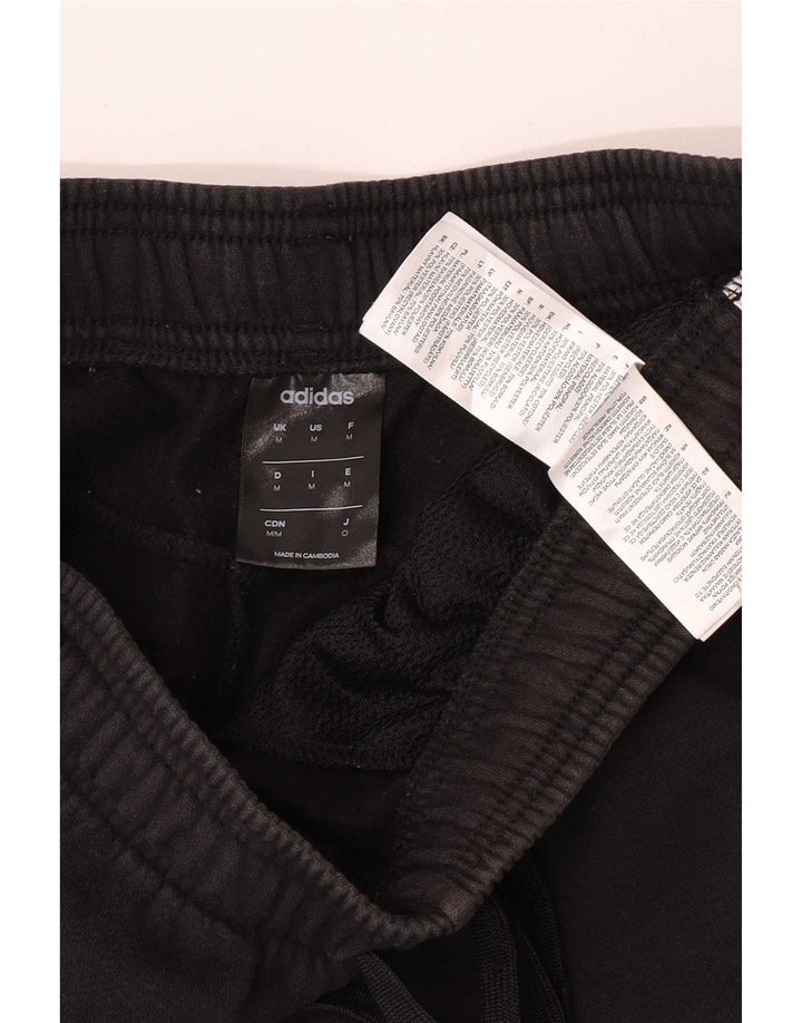 Adidas Mens Tracksuit Trousers Joggers Medium Black Cotton