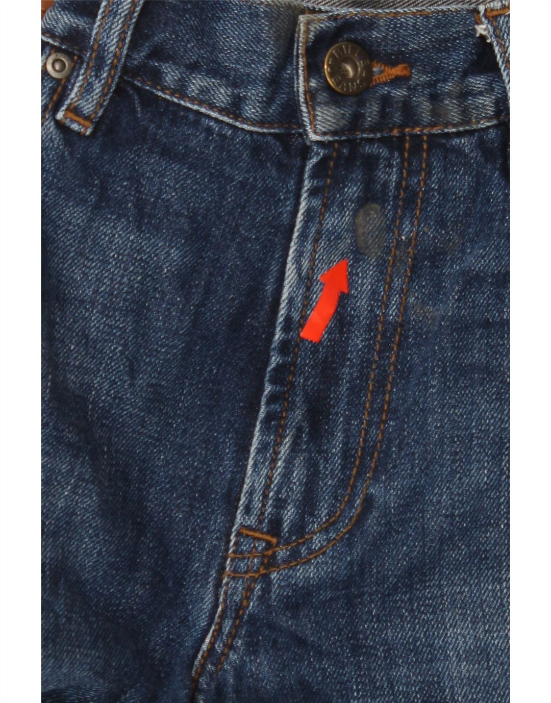 RIFLE Mens Straight Jeans W33 L30 Blue Cotton Vintage Rifle and Second-Hand Rifle from Messina Hembry 
