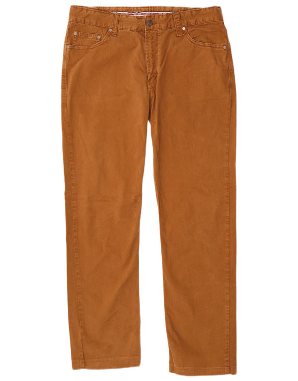 Męskie proste spodnie na co dzień Pierre Cardin IT 46 Small W34 L30 Brown