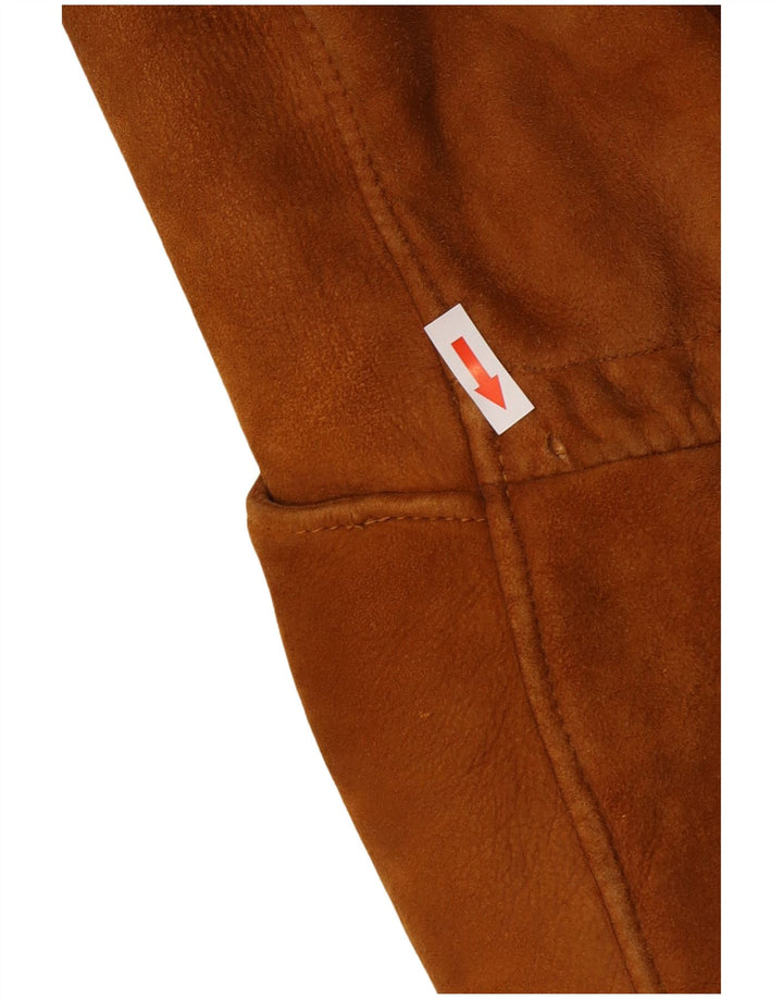 Umberto Olivieri Dame Oversized jakke IT 40 Lille Brun