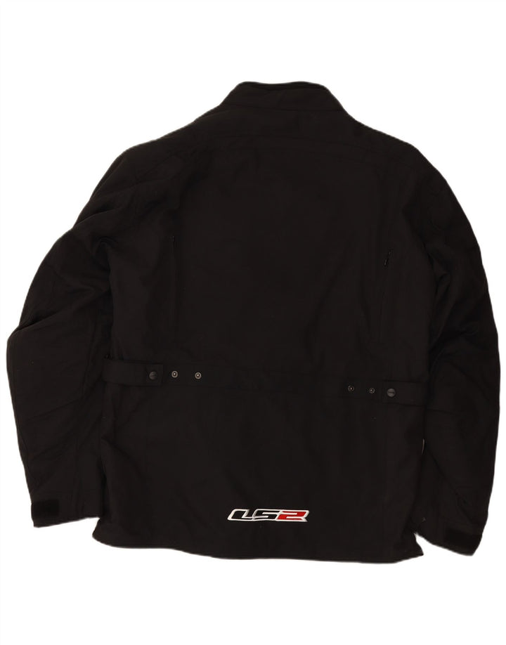 LS2 Herre Apparel Graphic Racer Jacket UK 48 4XL Sort Polyamid