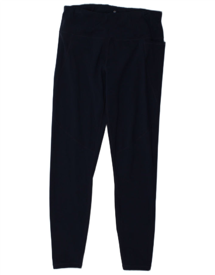 Sweaty Betty Womens Leggings UK 14 Medium Navy Blue Polyamide