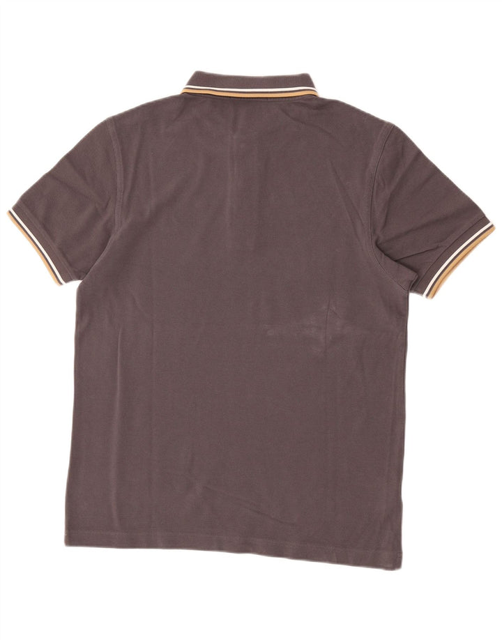 Cămașă polo Fred Perry pentru bărbați, bumbac gri mediu