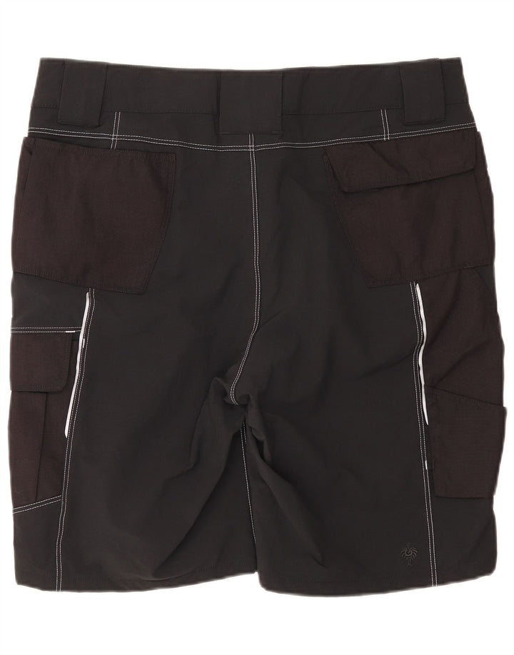 Engelbert Strauss Mens Cargo Shorts UK 44 2XL W40 Black Polyamide