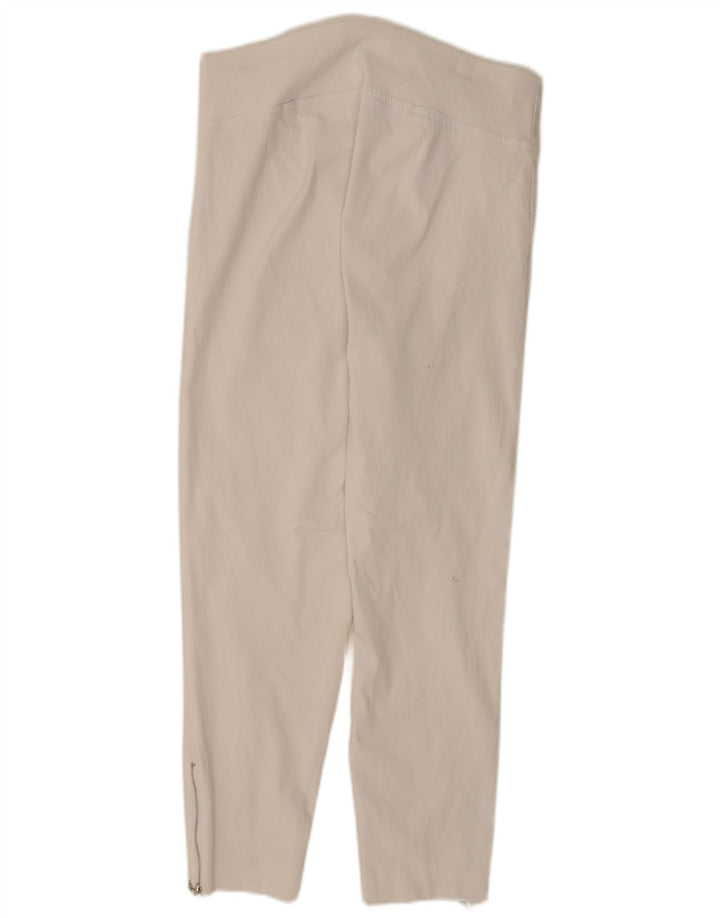 Marks & Spencer Womens Autograph Leggings UK 14 Large W34  White Viscose