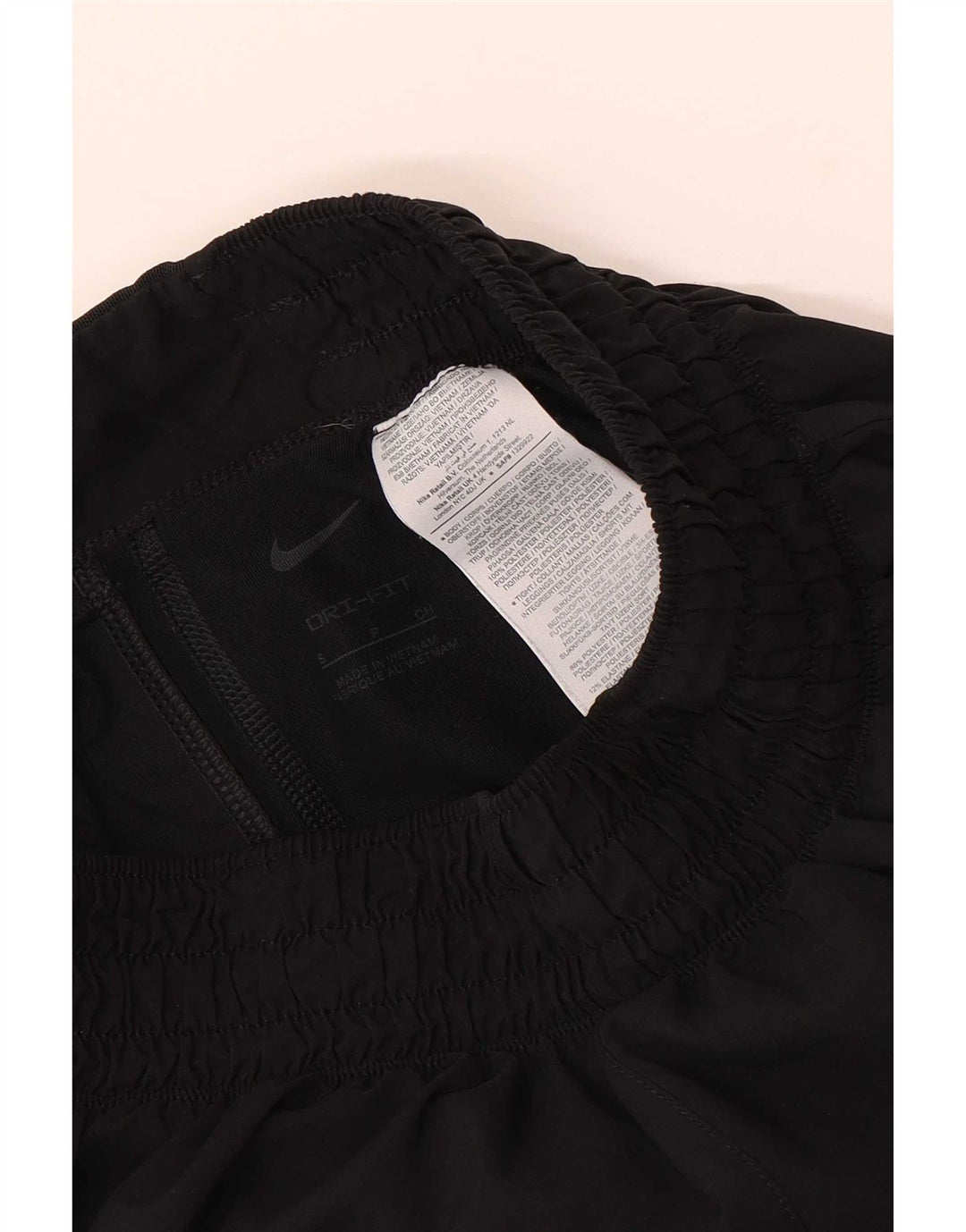 Nike Womens Dri Fit Sport Shorts UK 8 Small Black Polyester