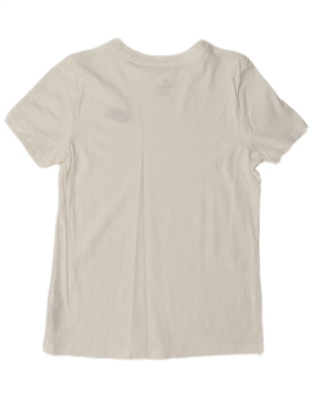 Nike Womens T-Shirt Top UK 10 Small White Cotton
