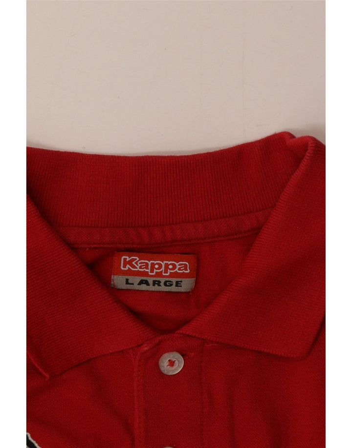 Polo Kappa Uomo Large Rossa