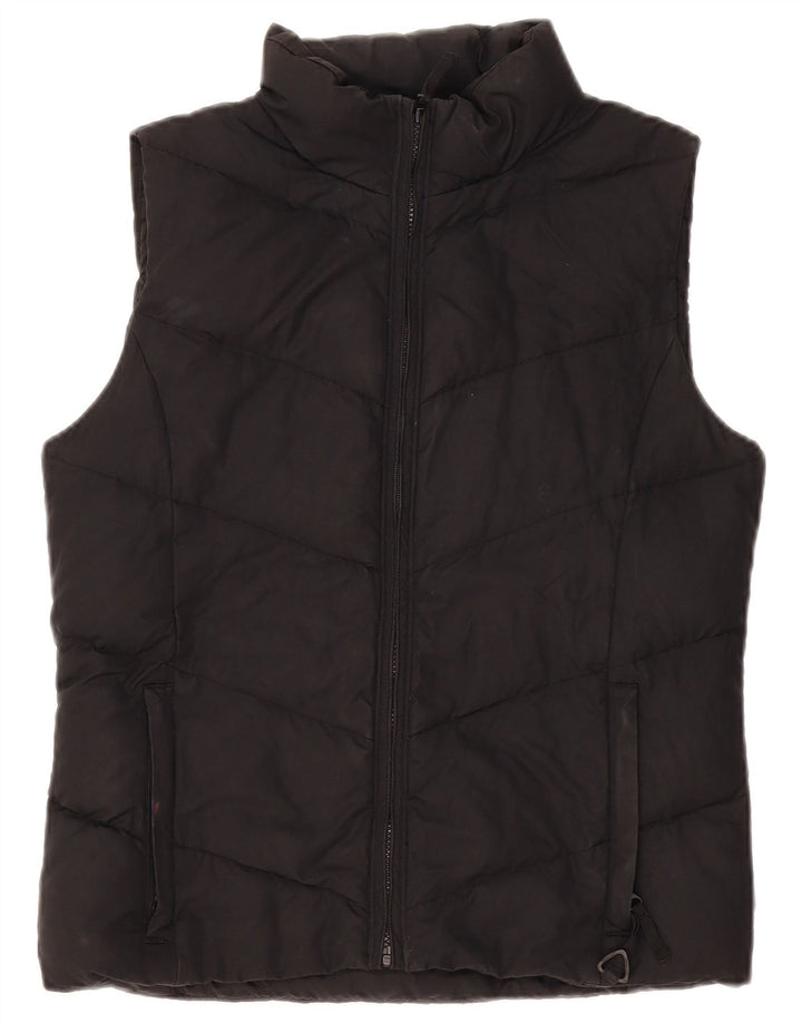 Columbia Womens Oversized Polstret Gilet UK 10 Small Black Polyester